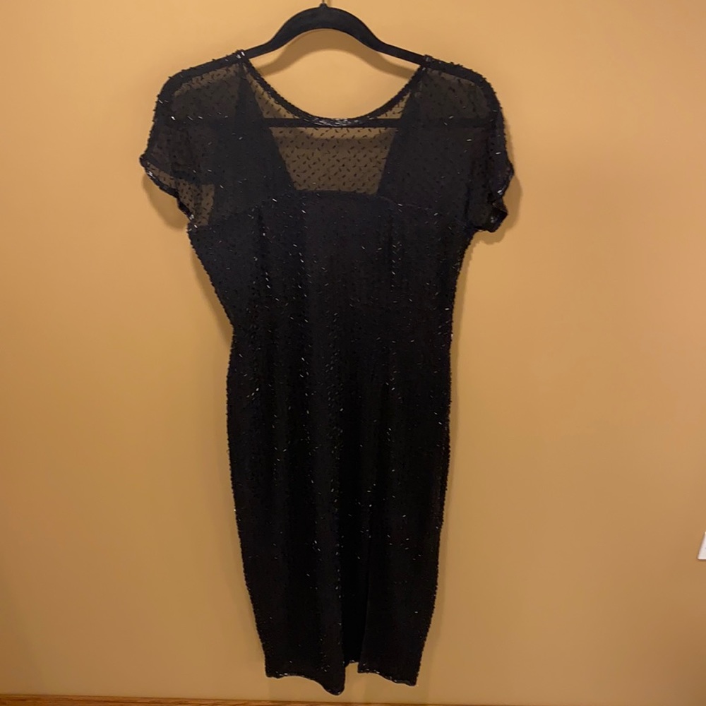 LAURENCE  KAZAR NEW YORK   VINTAGE BEADED DRESS
